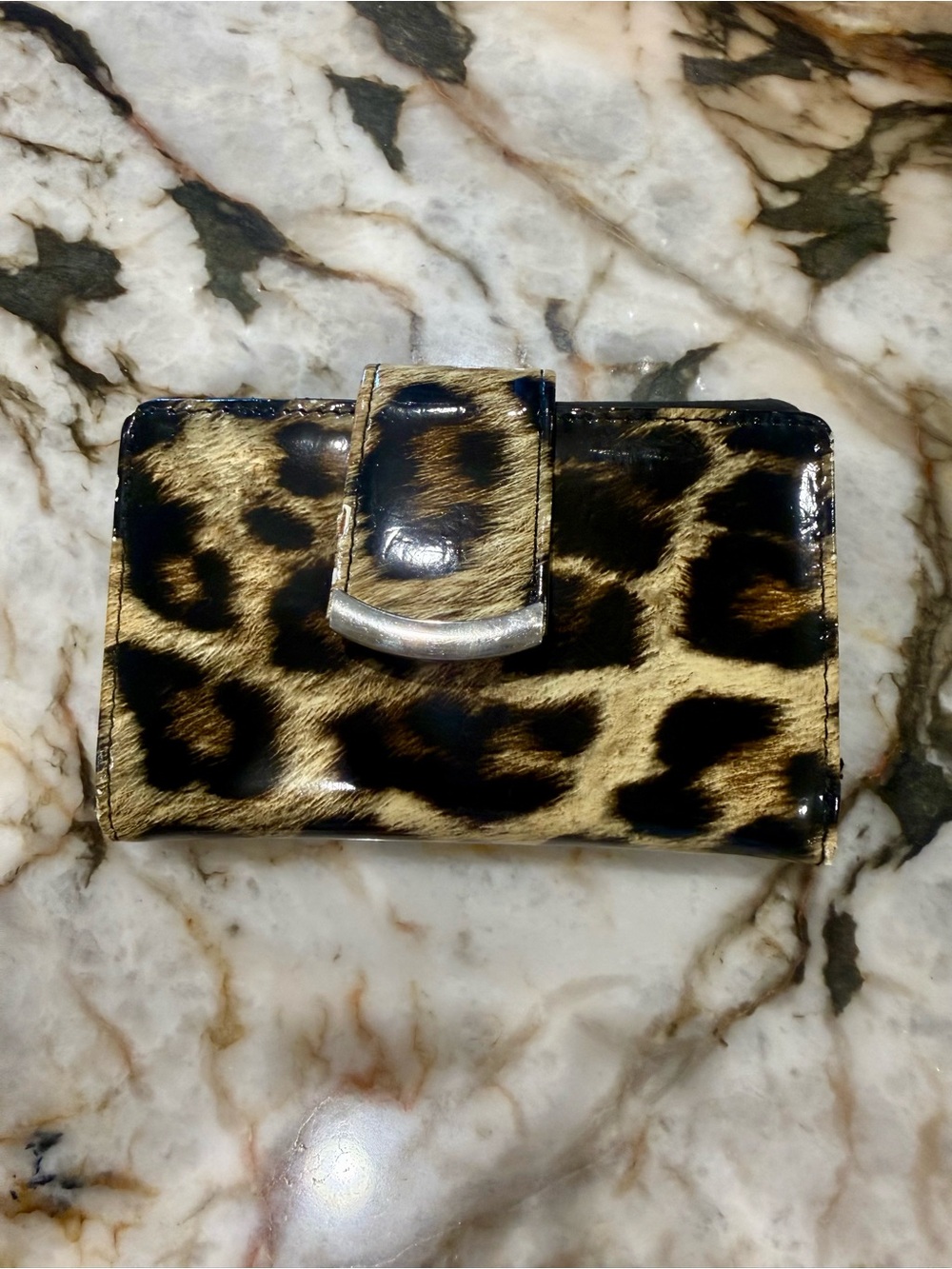Leopard Print Women’s Wallet - Animal Print Card Holder